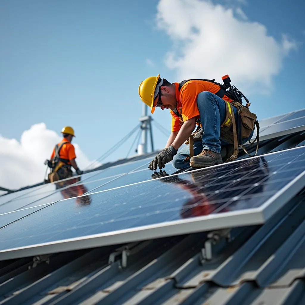 Instalación de paneles solares